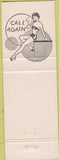 Matchbook Cover - Cantu's Monte Carlo Cafe Marysville CA grilie teal