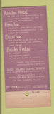 Matchbook Cover - Notiziario Della Neva Minerva