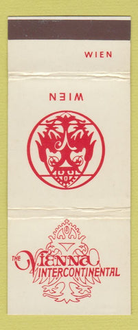 Matchbook Cover - Intercontinental Hotel Vienna Wien Pan Am Airlines #2