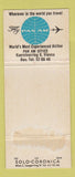 Matchbook Cover - Intercontinental Hotel Vienna Wien Pan Am Airlines #2