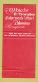 Matchbook Cover Fisherman's Wharf Restaurant Auckland New Zealand WEAR 30 Strike