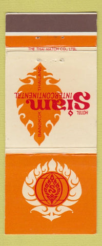 Matchbook Cover - Hotel Siam Intercontinental Hotel Bangkok Thailand