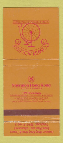 Matchbook Cover - Sheraton Hotel Hong Kong Someplace Else