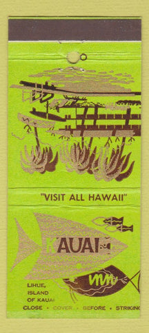 Matchbook Cover - Kauai Inn Hawaii 30 Stick