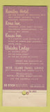 Matchbook Cover - Kauai Inn Hawaii 30 Stick