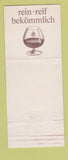 Matchbook Cover - Dujardin Imperial Liquor