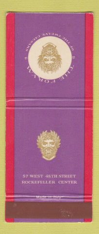 Matchbook Cover - The Forum New York City Rockefeller Center