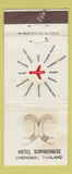 Matchbook Cover - Hotel Suriwongse Chiengmai Thailand WEAR