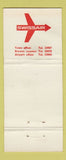 Matchbook Cover - Hotel Suriwongse Chiengmai Thailand WEAR