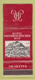 Matchbook Cover - Hotel Osterreichischer Hof Salzburg WEAR