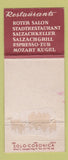 Matchbook Cover - Hotel Osterreichischer Hof Salzburg WORN
