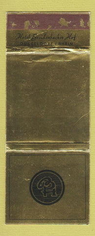 Matchbook Cover - Haus von Weltruf Warme Kuche Fernschreiber WEAR