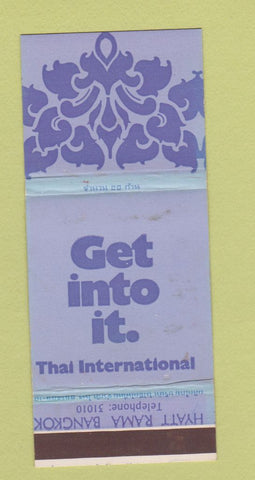 Matchbook Cover - Thai International Hotel Hyatt Rama Bangkok WEAR