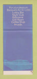Matchbook Cover - Thai International Hotel Hyatt Rama Bangkok WEAR