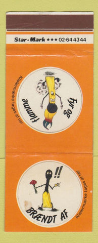 Matchbook Cover - Sticker Mapper German? WORN