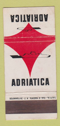 Matchbook Cover - Adriatica shipping? Cruise? Line WEAR