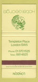 Matchbook Cover - Hotel George London UK England 30 Strike