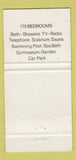 Matchbook Cover - Hotel George London UK England 30 Strike