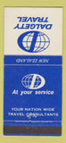 Matchbook Cover - Dalgety Travel New Zealand WEAR 30 Strike