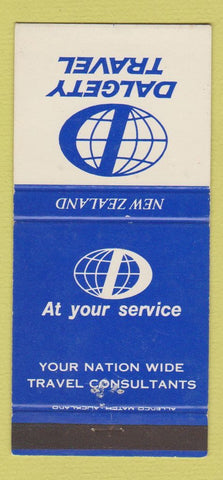 Matchbook Cover - Dalgety Travel New Zealand WEAR 30 Strike