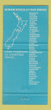 Matchbook Cover - Dalgety Travel New Zealand WEAR 30 Strike
