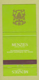 Matchbook Cover - Menzies Hotel Sydney Australia WEAR 30 Strike
