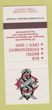 Matchbook Cover - Sydney Lairs Club Australia Melbourne SAMPLE 30 Strike