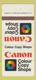Matchbook Cover - Canon Color Copies Australia 30 Strike