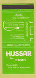 Matchbook Cover - Hussar Hair Hamilton New Zealand 30 Strike