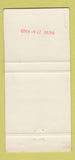 Matchbook Cover - Hussar Hair Hamilton New Zealand 30 Strike