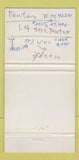 Matchbook Cover - Chiyo Camera Japan Motomatchi WEAR 30 Strike