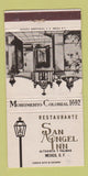 Matchbook Cover Restaurant San Angel Inn Altavista Palmas Mexico WEAR 30 Strike
