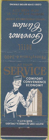 Matchbook Cover - Hotel Governor Clinton New York City