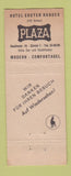 Matchbook Cover - Hungaria Esquire Zurich