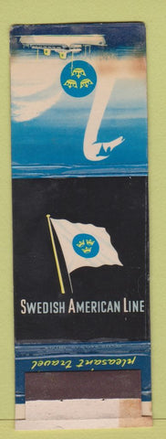 Matchbook Cover - Swedish American Lines Cruise swan WEAR