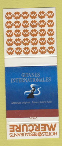 Matchbook Cover - Gitanes Internationales Hotels Restaurants Mercure WEAR