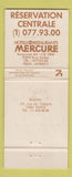 Matchbook Cover - Gitanes Internationales Hotels Restaurants Mercure WEAR
