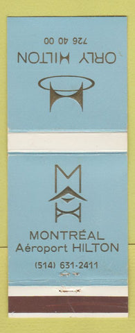 Matchbook Cover - Orly Hilton Montreal QC Hilton