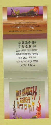 Matchbook Cover - Ben Harush Beach Coral Beach Eilat Israel WEAR
