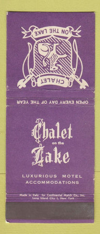 Matchbook Cover - Chalet on the Lake Mequon WI WEAER