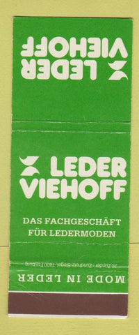 Matchbook Cover - Leder Viehoff