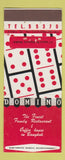Matchbook Cover - Domino Restaurant Bangkok