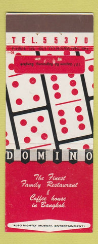 Matchbook Cover - Domino Restaurant Bangkok