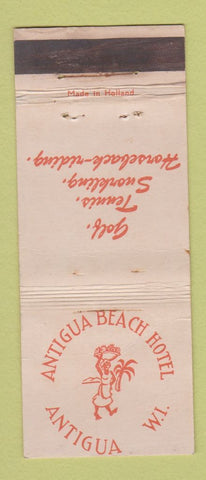 Matchbook Cover - Antigua Beach Hotel West Indies WEAR