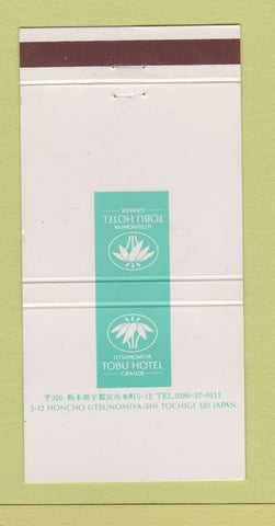 Matchbook Cover - Tobu Hotel Grande Shi Tochigi Japan 30 Strike