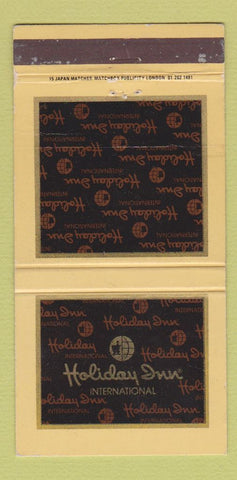 Matchbook Cover - Holiday Inn International WEAR  30 Strike