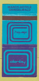 Matchbook Cover - Marco Hotels Grindelwald Derby WEAR 30 Strike