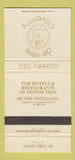 Matchbook Cover - De Vere Coventry Hotels England UK 30 Strike