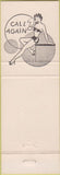 Matchbook Cover - Cantu's Monte Carlo Cafe Marysville CA orange