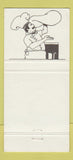 Matchbook Cover - Tassie Pizza House Launceston  30 Strike